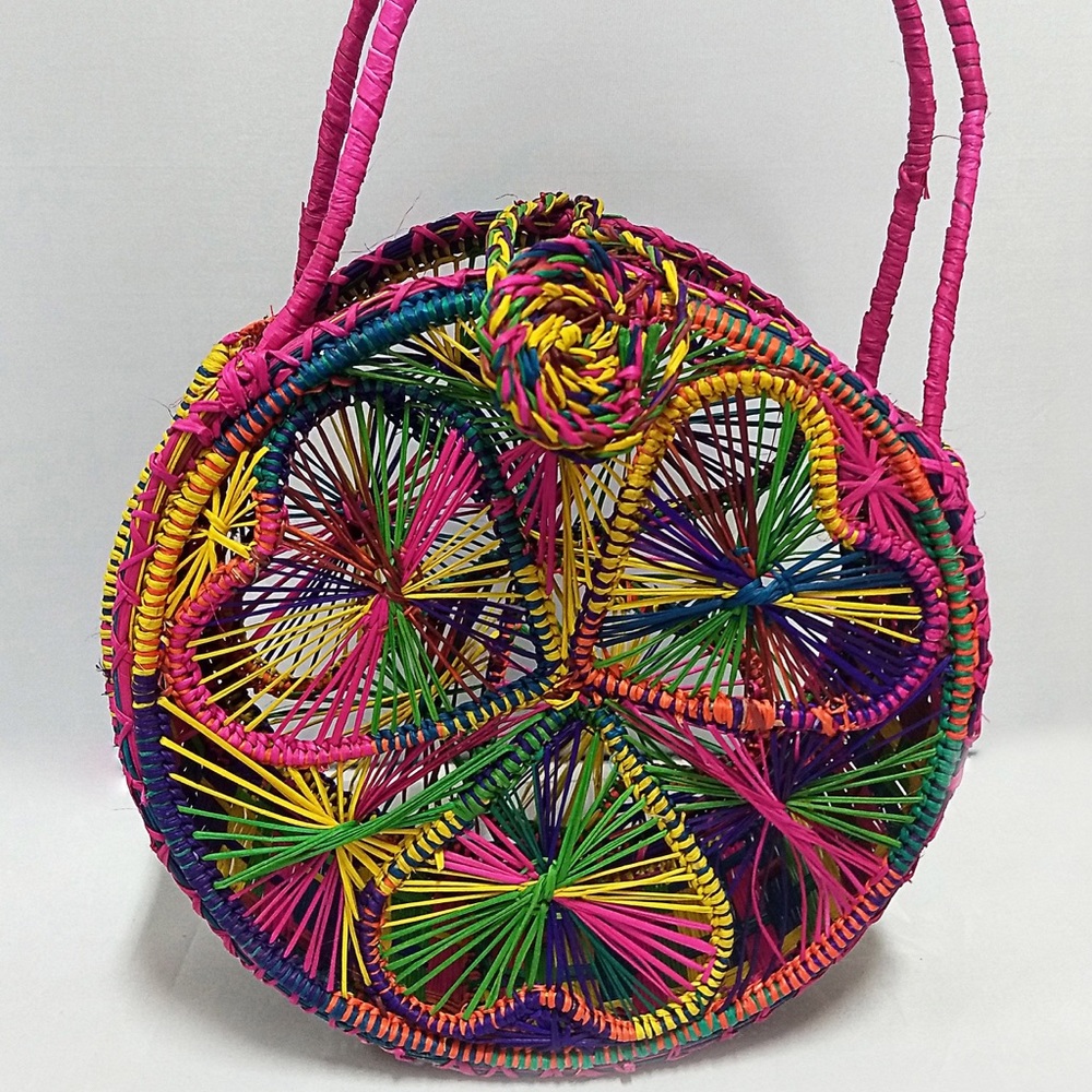 Handmade Natural Fiber Purse -NWOT